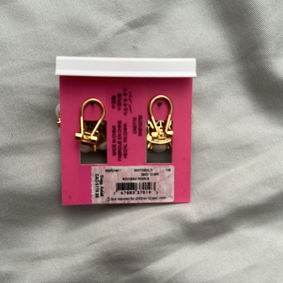 Brand New Kate Spade Nouveau Pearls Earrings - Picture 2 of 2